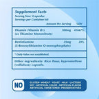 Vitamin B1 Complex - Improves Energy Levels, Boosts Metabolism, Support Digestive System, Bone and Joint, Immune System