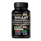 Natural Rhodiola Rosea + Ginseng Extract Supplement, 1525 mg, Supports Whole Body Energy, Joint Health and Muscle Mass