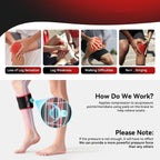 Sciatica Pain Relief Brace with Adjustable Knob and 2 Versions Pressure Pad for Max Sciatica Nerve, Lower Back & Hip Pain Relief