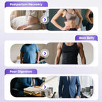 Multifunctional Full-Body Fascia Ring,Fascia Gun Massage Ring With Belt For Fat Burning&Shaping Weight Loss Body Shaping Instrum