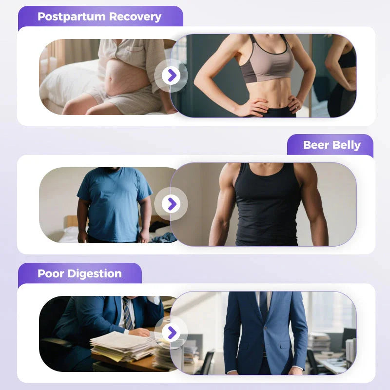 Multifunctional Full-Body Fascia Ring,Fascia Gun Massage Ring With Belt For Fat Burning&Shaping Weight Loss Body Shaping Instrum