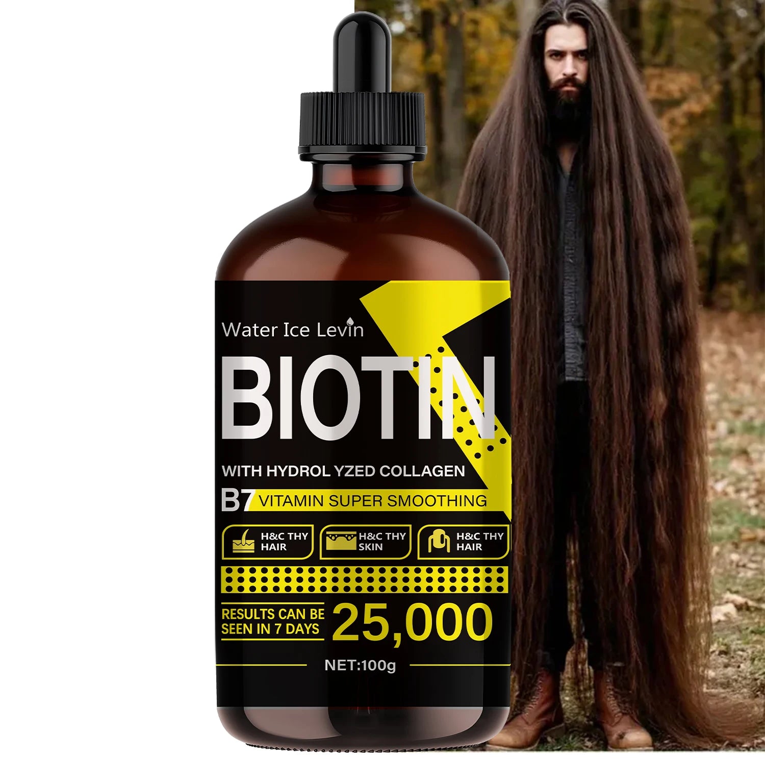 Biotin Hair Essential Oil - Pure Liquid Vitamins, Care Hair, Rejuvenating Hair - Unisex