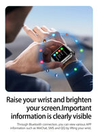 NEW Air Pump Airbag Blood Pressure Accurate Diagnosis Smart Watch ECG Temp Blood Fat Uric Acid Men Three High Monitor Smartwatch