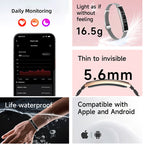 New Health Smart Bracelet Men Women Fitness Sports Band Stress Test HRV Monitor Waterproof Pedometer Smart Watch for Android iOS