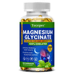 Magnesium Glycinate Supplement, Highly Absorbed, Supports Muscle Relaxation and Recovery, Maximum Bioavailability, 120 Capsules