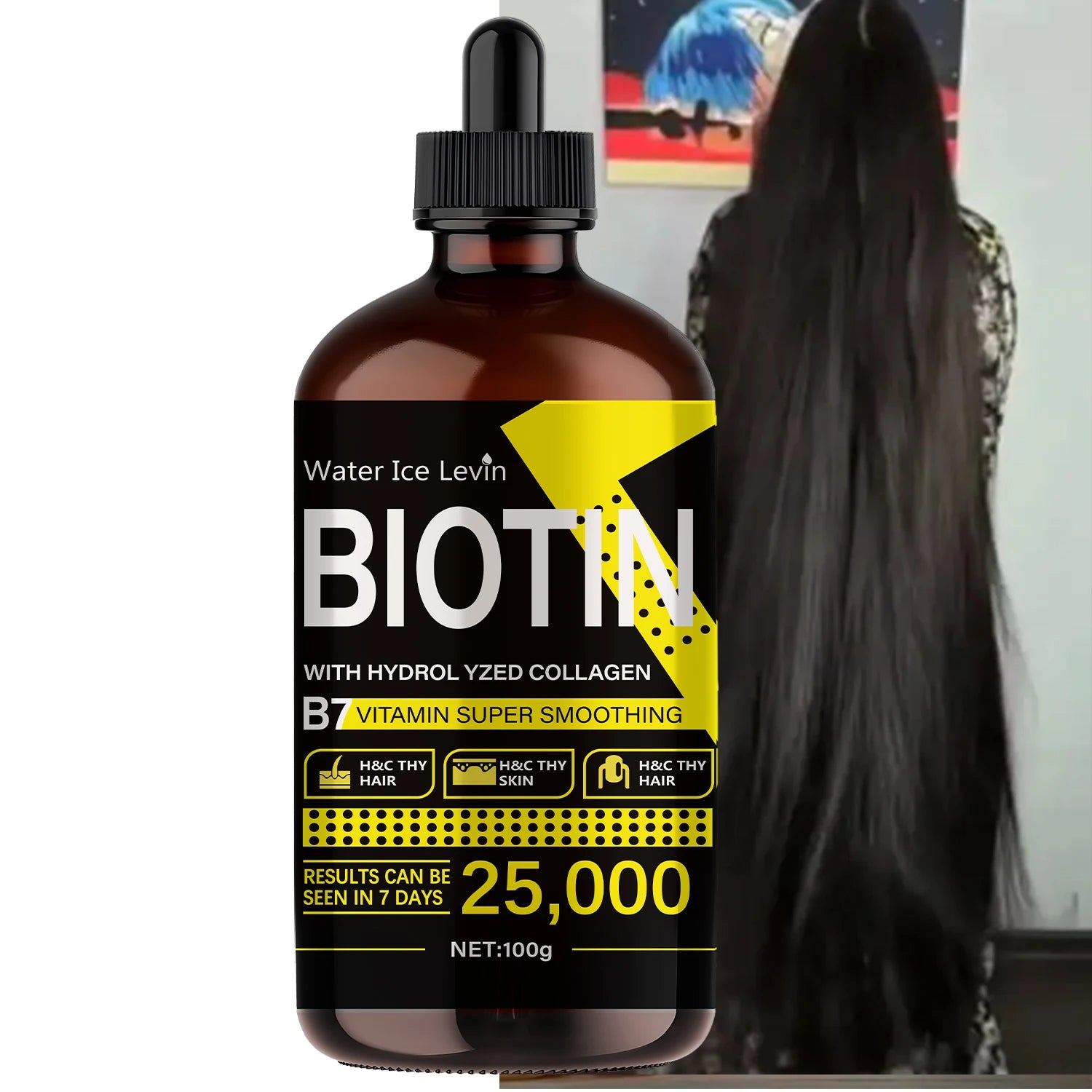Biotin Hair Essential Oil - Pure Liquid Vitamins, Care Hair, Rejuvenating Hair - Unisex
