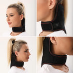 Heating Neck Support- Vibration Massager Hot Compress Relieves Joint Pain Discomfort overuse injury 3-Level Timer USB Port