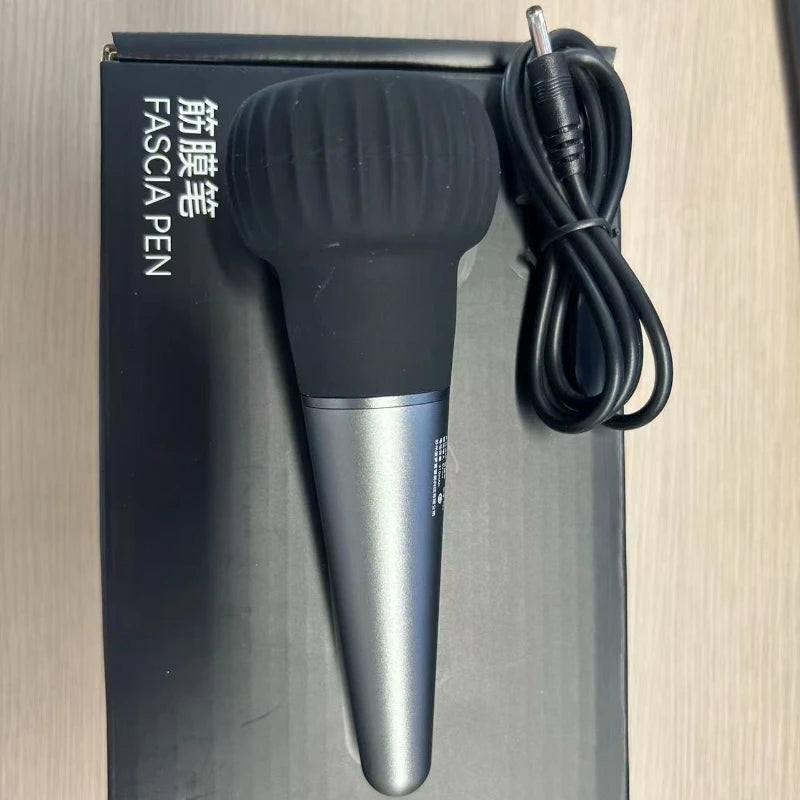 Acupuncture Fascia Pen Deep Tissue Vibration Massager Trigger Point Therapy Stick Reflexology Body Massage Tool for Pain Relief