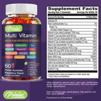 Multivitamin Gummies - To Provide Energy, for Skin, Hair and Nails Health, Support Immune, Overall Health