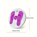 Internet Celebrity Purple 3D Exercise Yoga Twist Disc 10.4In * 10.4In * 11In (For 200Kg) Dance Twist Machine Lazy Twist Machine Exercise Body Twist Disc