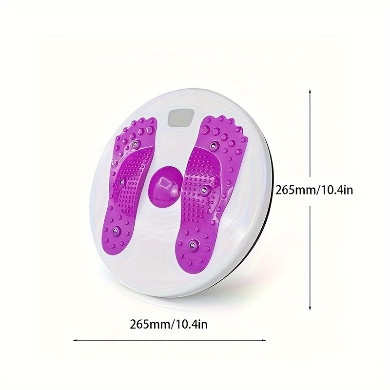 Internet Celebrity Purple 3D Exercise Yoga Twist Disc 10.4In * 10.4In * 11In (For 200Kg) Dance Twist Machine Lazy Twist Machine Exercise Body Twist Disc