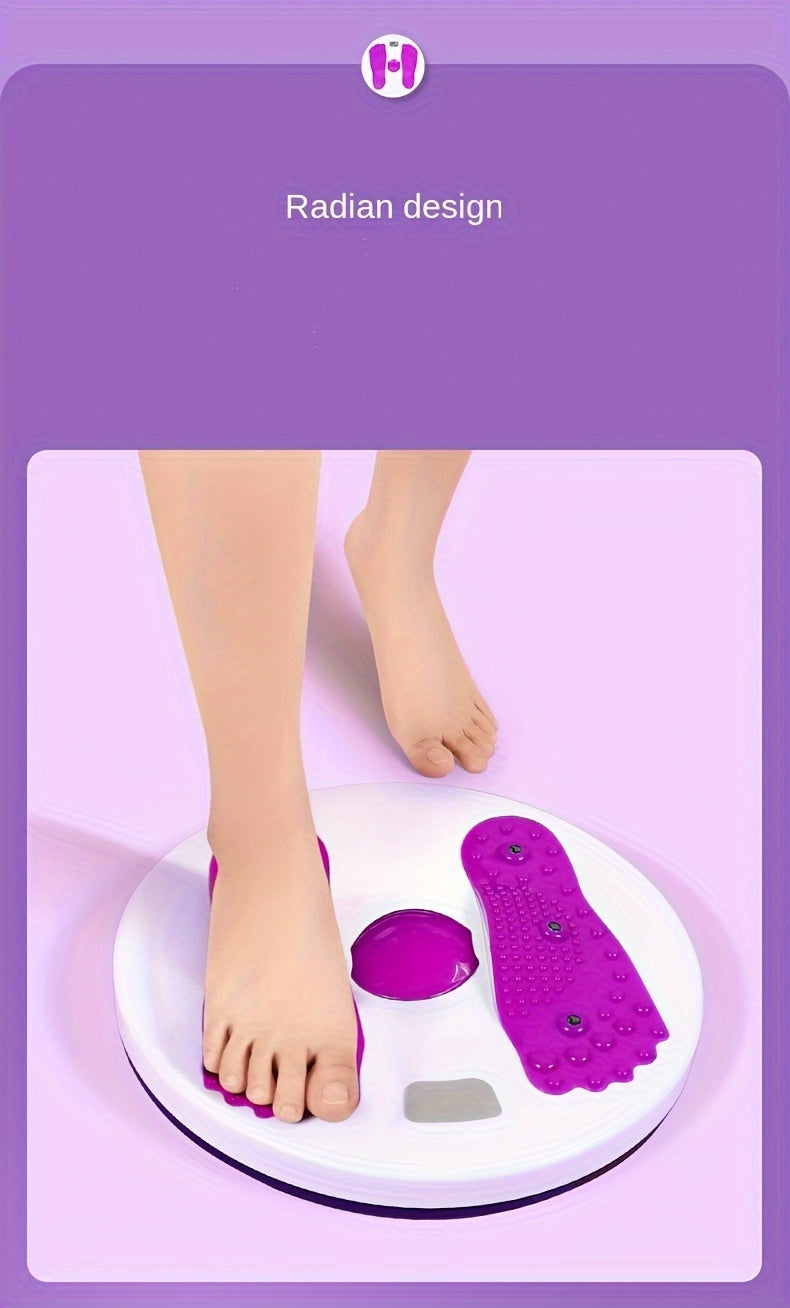 Internet Celebrity Purple 3D Exercise Yoga Twist Disc 10.4In * 10.4In * 11In (For 200Kg) Dance Twist Machine Lazy Twist Machine Exercise Body Twist Disc