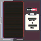 1pc, Yoga Mat (183cm*60cm/72.05in*23.62in), Non-Slip Fitness & Pilates Exercise Mat, Waterproof And Sweatproof, Comfortable, Thickness (15mm/0.59in), Home Gym Equipment, Bodybuilding Sports Accessory