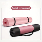 1pc Solid Color Non-Slip Soft Yoga Mat, 10MM Thickness Fitness Mat, Suitable For Gymnastics, Exercise, Pilates