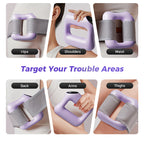 Multifunctional Full-Body Fascia Ring,Fascia Gun Massage Ring With Belt For Fat Burning&Shaping Weight Loss Body Shaping Instrum